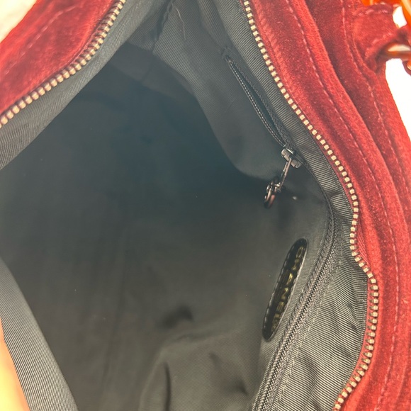 Chanel Tortoiseshell chain and suede tote bag - Picture 8 of 13